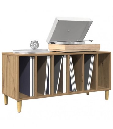 vidaXL Record Cabinet Artisan Oak 100x38x48 cm Engineered Wood