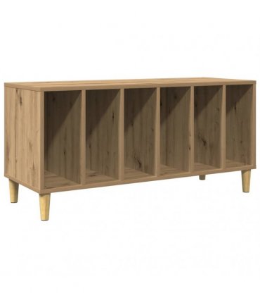 vidaXL Record Cabinet Artisan Oak 100x38x48 cm Engineered Wood