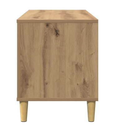 vidaXL Record Cabinet Artisan Oak 100x38x48 cm Engineered Wood