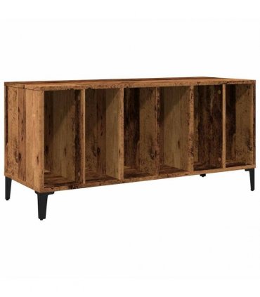 vidaXL Record Cabinet Old Wood 100x38x48 cm Engineered Wood