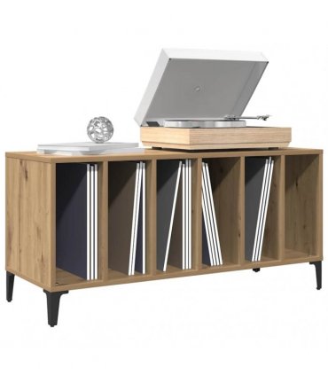vidaXL Record Cabinet Artisan Oak 100x38x48 cm Engineered Wood — V0672039689