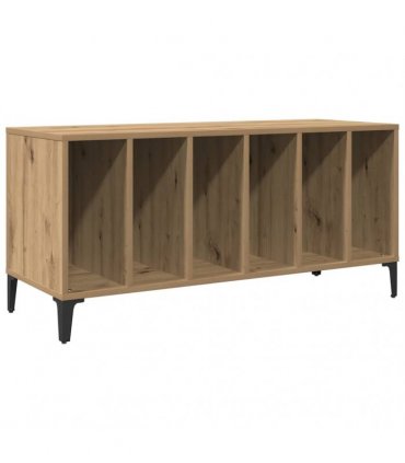 vidaXL Record Cabinet Artisan Oak 100x38x48 cm Engineered Wood — V0672039689
