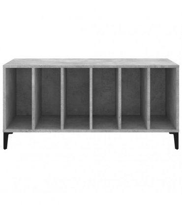 vidaXL Record Cabinet | Concrete grey | Engineered wood, metal | Record Cabinet