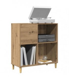 vidaXL Record Cabinet Artisan Oak 84.5x38x89 cm Engineered Wood