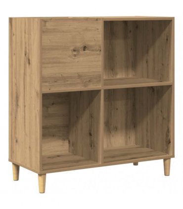 vidaXL Record Cabinet Artisan Oak 84.5x38x89 cm Engineered Wood