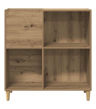 vidaXL Record Cabinet Artisan Oak 84.5x38x89 cm Engineered Wood