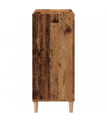 vidaXL Record Cabinet Old Wood 84.5x38x89 cm Engineered Wood