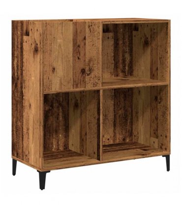 vidaXL Record Cabinet Old Wood 84.5x38x89 cm Engineered Wood — V0672039701