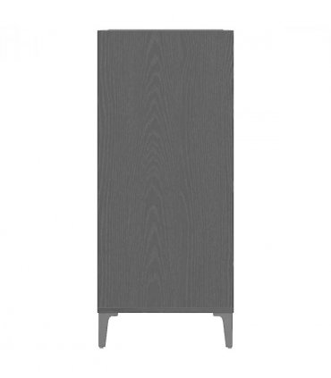 vidaXL Record Cabinet Black Oak 84.5 x 38 x 89 cm Engineered Wood — V0672039709