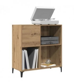 vidaXL Record Cabinet Artisan Oak 84.5x38x89 cm Engineered Wood — V0672039710