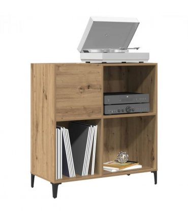 vidaXL Record Cabinet Artisan Oak 84.5x38x89 cm Engineered Wood — V0672039710