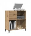 vidaXL Record Cabinet Artisan Oak 84.5x38x89 cm Engineered Wood — V0672039710