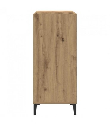 vidaXL Record Cabinet Artisan Oak 84.5x38x89 cm Engineered Wood — V0672039710