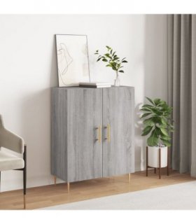 vidaXL Sideboard Grey Sonoma 69.5x34x90 cm Engineered Wood — V0672039721