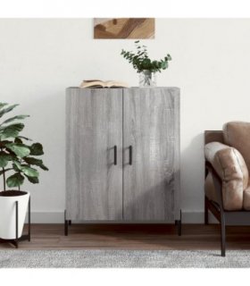 vidaXL Sideboard Grey Sonoma 69.5x34x90 cm Engineered Wood — V0672039738