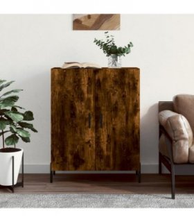 vidaXL Sideboard Smoked Oak 69.5x34x90 cm Engineered Wood — V0672039740