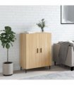 vidaXL Sideboard Sonoma Oak 69.5x34x90 cm Engineered Wood — V0672039747