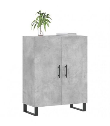vidaXL Sideboard Concrete Grey 69.5x34x90 cm Engineered Wood — V0672039751