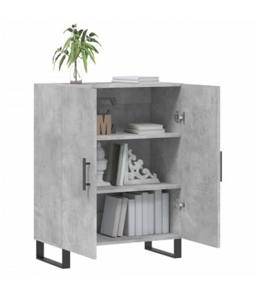 vidaXL Sideboard Concrete Grey 69.5x34x90 cm Engineered Wood — V0672039751
