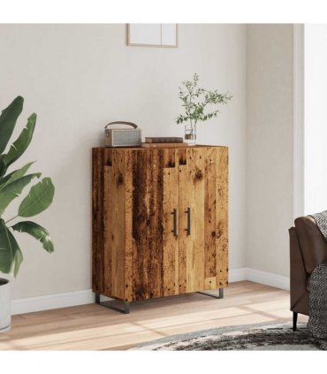 vidaXL Sideboard Old Wood 69.5x34x90 cm Engineered Wood — V0672039753