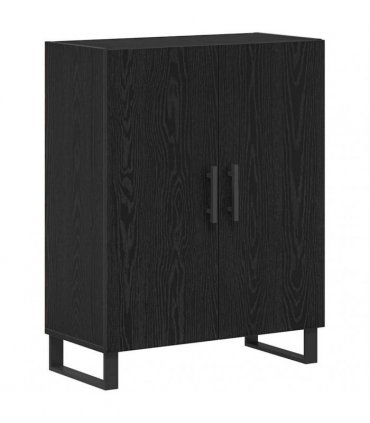 vidaXL Sideboard Black Oak 69.5 x 34 x 90 cm Engineered Wood — V0672039755
