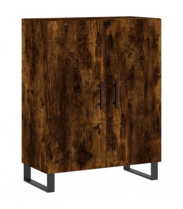 vidaXL Sideboard Smoked Oak 69.5x34x90 cm Engineered Wood — V0672039756