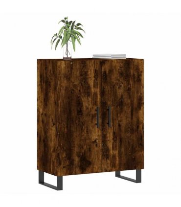 vidaXL Sideboard Smoked Oak 69.5x34x90 cm Engineered Wood — V0672039756