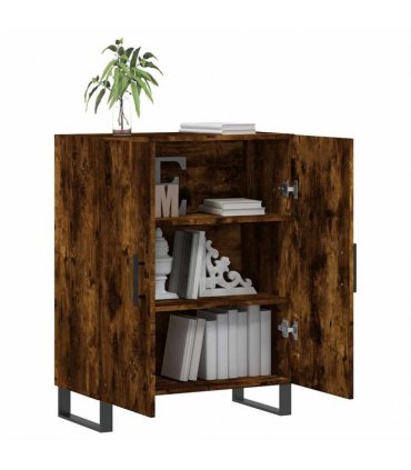 vidaXL Sideboard Smoked Oak 69.5x34x90 cm Engineered Wood — V0672039756