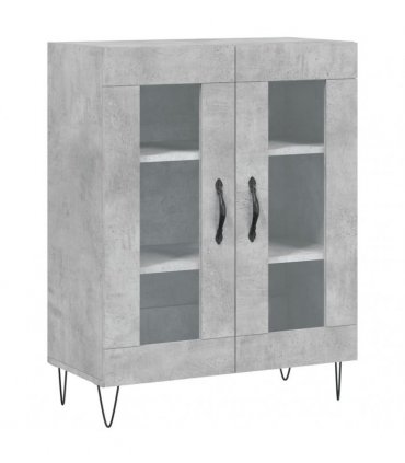 vidaXL Sideboard Concrete Grey 69.5x34x90 cm Engineered Wood — V0672039772