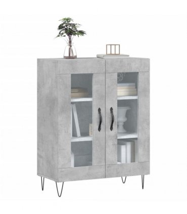 vidaXL Sideboard Concrete Grey 69.5x34x90 cm Engineered Wood — V0672039772