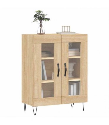 vidaXL Sideboard Sonoma oak 69.5 x 34 x 90 cm Engineered Wood