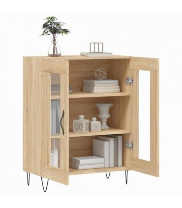 vidaXL Sideboard Sonoma oak 69.5 x 34 x 90 cm Engineered Wood