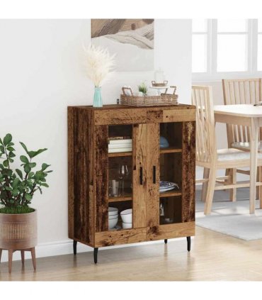 vidaXL Sideboard Old Wood 69.5 x 34 x 90 cm Engineered Wood — V0672039783
