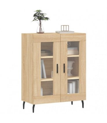 vidaXL Sideboard Sonoma Oak 69.5x34x90 cm Engineered Wood — V0672039785