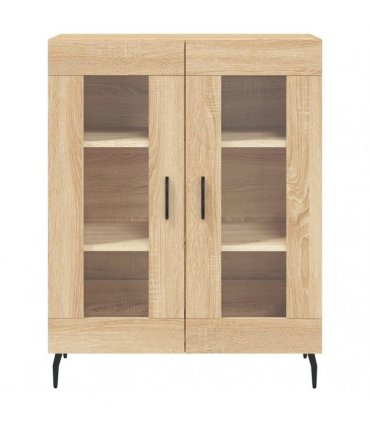 vidaXL Sideboard Sonoma Oak 69.5x34x90 cm Engineered Wood — V0672039785