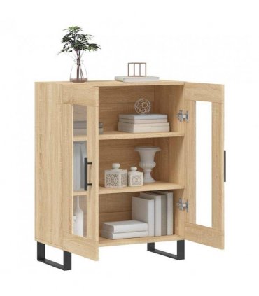 vidaXL Sideboard Sonoma Oak 69.5x34x90 cm Engineered Wood — V0672039792