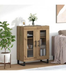 vidaXL Sideboard Artisan Oak 69.5 x 34 x 90 cm Engineered Wood — V0672039794