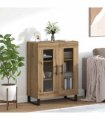 vidaXL Sideboard Artisan Oak 69.5 x 34 x 90 cm Engineered Wood — V0672039794