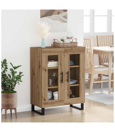 vidaXL Sideboard Artisan Oak 69.5 x 34 x 90 cm Engineered Wood — V0672039794