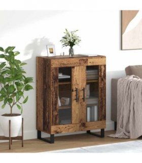 vidaXL Sideboard Old Wood 69.5 x 34 x 90 cm Engineered Wood — V0672039796