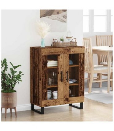 vidaXL Sideboard Old Wood 69.5 x 34 x 90 cm Engineered Wood — V0672039796