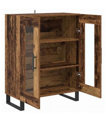 vidaXL Sideboard Old Wood 69.5 x 34 x 90 cm Engineered Wood — V0672039796