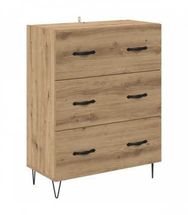 vidaXL Sideboard with Drawer Artisan Oak 69.5 x 34 x 90 cm — V0672039816