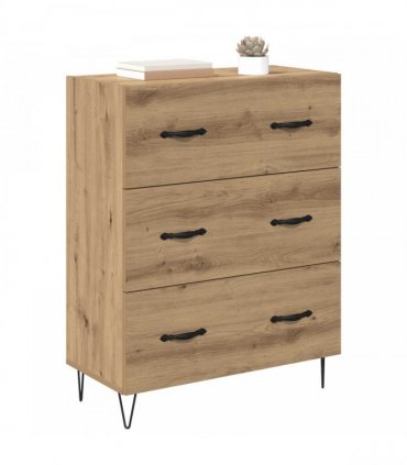 vidaXL Sideboard with Drawer Artisan Oak 69.5 x 34 x 90 cm — V0672039816