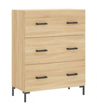 vidaXL Sideboard Sonoma Oak 69.5x34x90 cm Engineered Wood — V0672039827