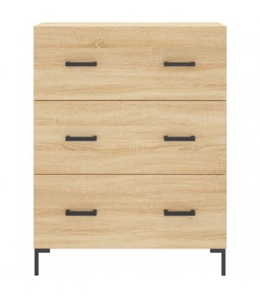 vidaXL Sideboard Sonoma Oak 69.5x34x90 cm Engineered Wood — V0672039827