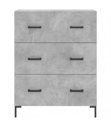 vidaXL Sideboard Concrete Grey 69.5x34x90 cm Engineered Wood — V0672039828