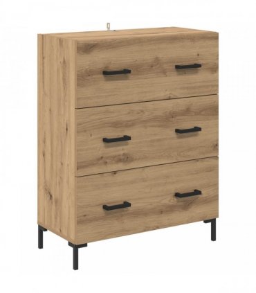 vidaXL Sideboard with Drawer Artisan Oak 69.5 x 34 x 90 cm — V0672039829