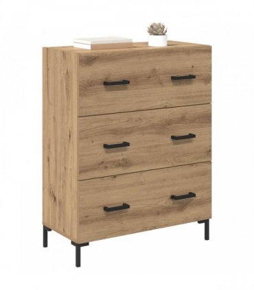 vidaXL Sideboard with Drawer Artisan Oak 69.5 x 34 x 90 cm — V0672039829