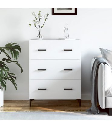 vidaXL Sideboard White 69.5x34x90 cm Engineered Wood — V0672039830
